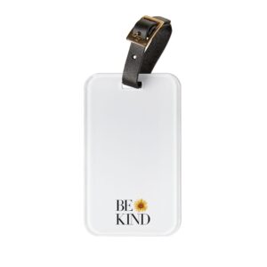 Be Kind Sunflower Luggage Tag
