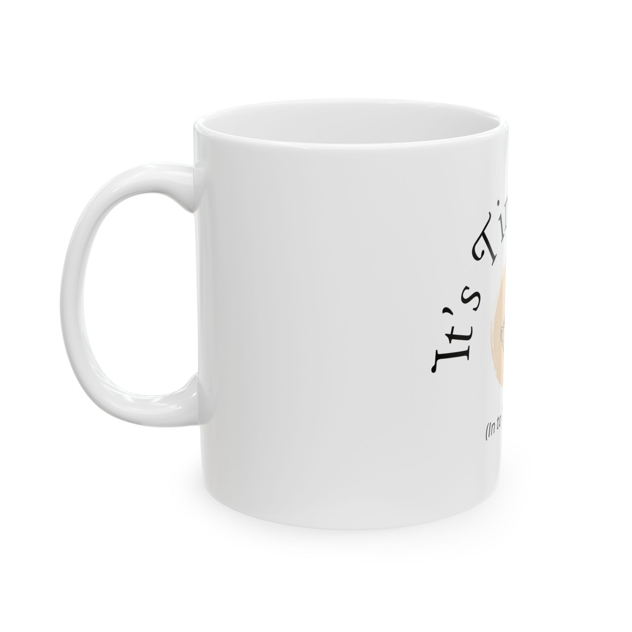 Ceramic Mug - "It's Time to Dig (In to This Coffee)" Coffee Cup - Image 3