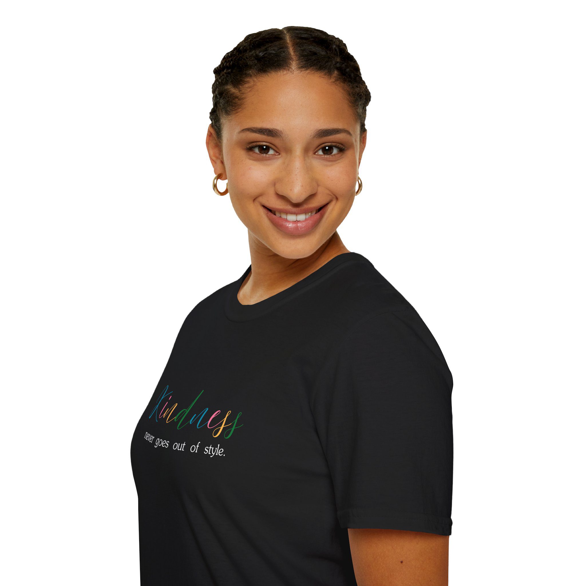 Kindness Colorful Tee — "Kindness Never Goes Out of Style" - Image 3
