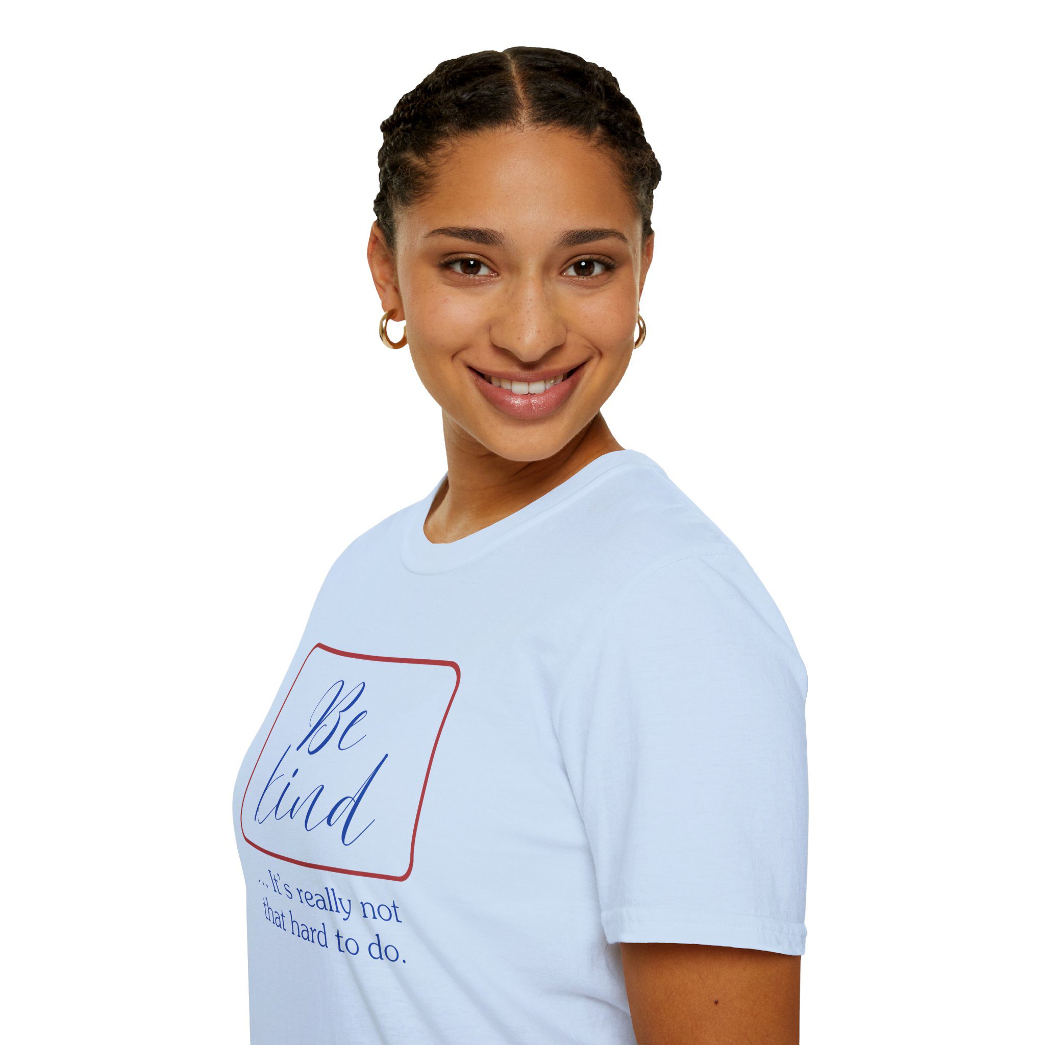 Be Kind T-Shirt — "Be Kind... It's Really Not That Hard to Do" Inspirational Tee - Image 8