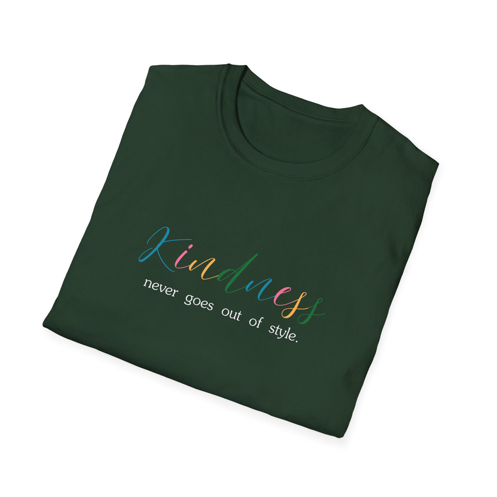 Kindness Colorful Tee — "Kindness Never Goes Out of Style" - Image 5