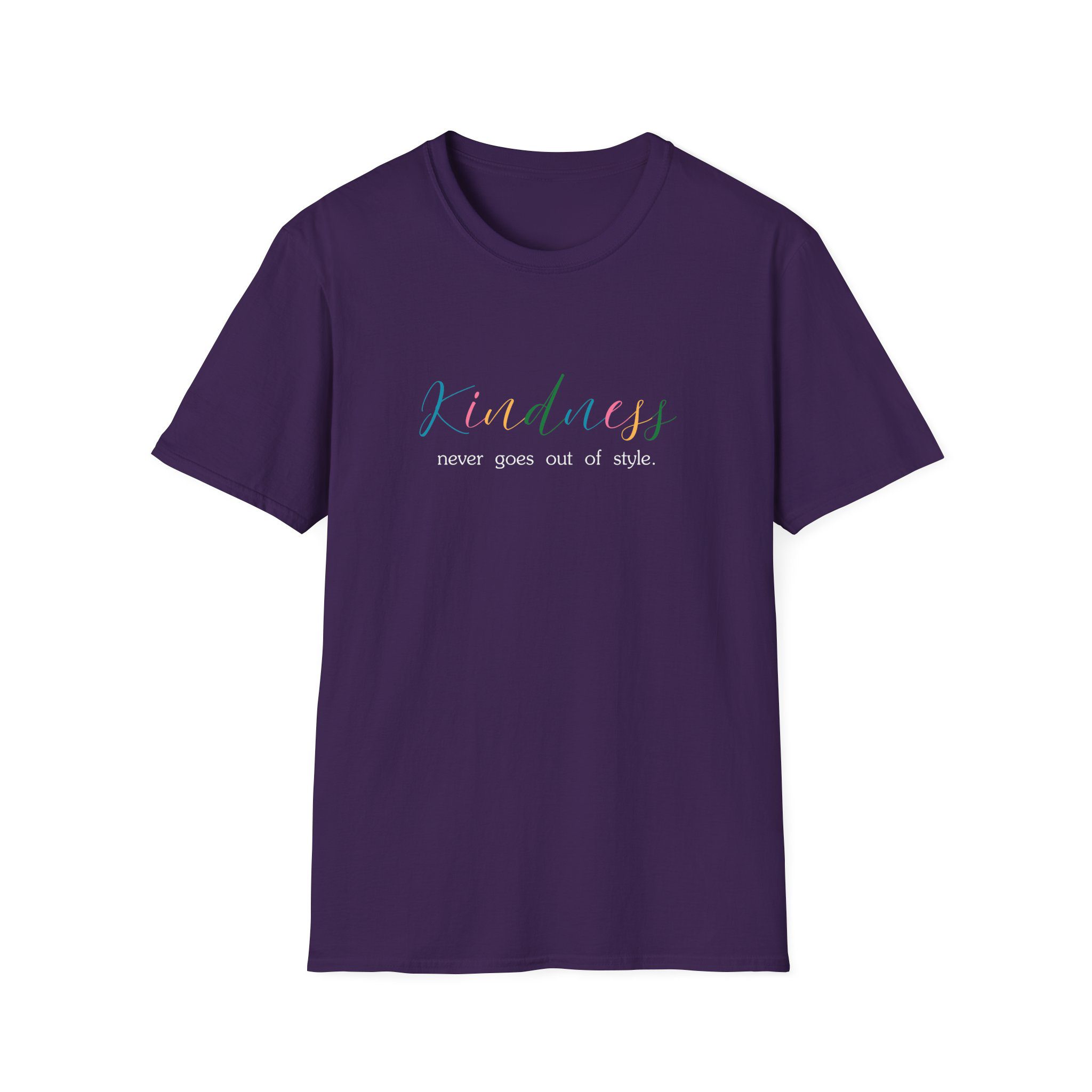 Kindness Colorful Tee — "Kindness Never Goes Out of Style" - Image 7
