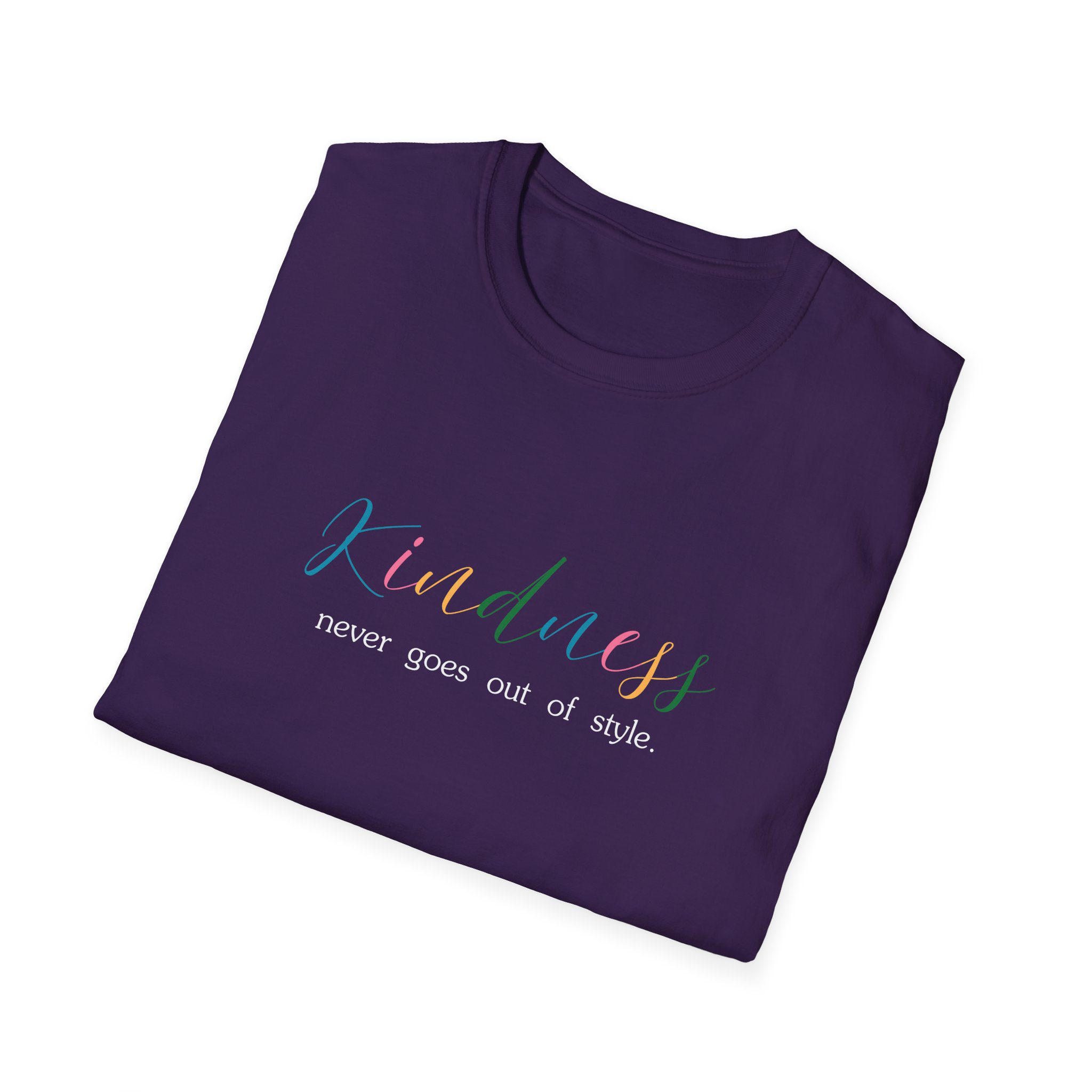 Kindness Colorful Tee — "Kindness Never Goes Out of Style" - Image 8
