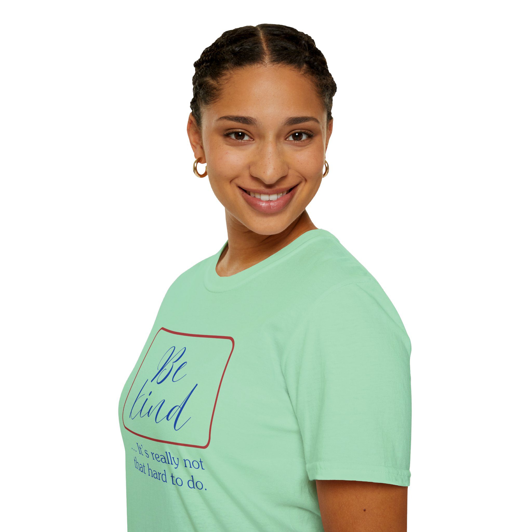 Be Kind T-Shirt — "Be Kind... It's Really Not That Hard to Do" Inspirational Tee - Image 4