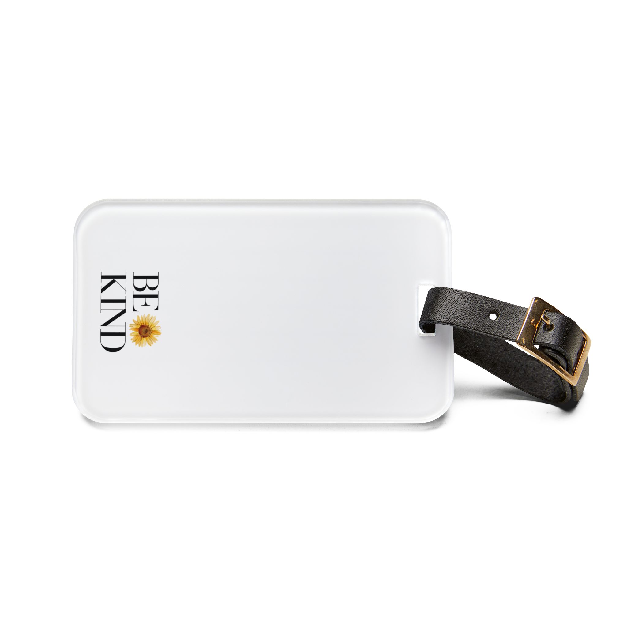 Be Kind Sunflower Luggage Tag - Image 2